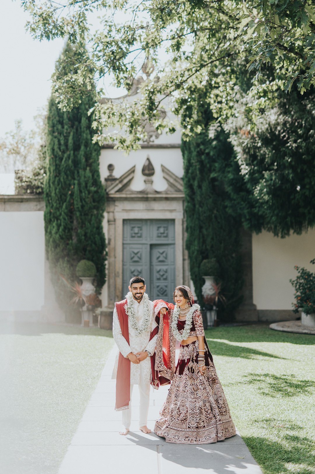 Destination wedding in Portugal at Solar da Levada Indian 