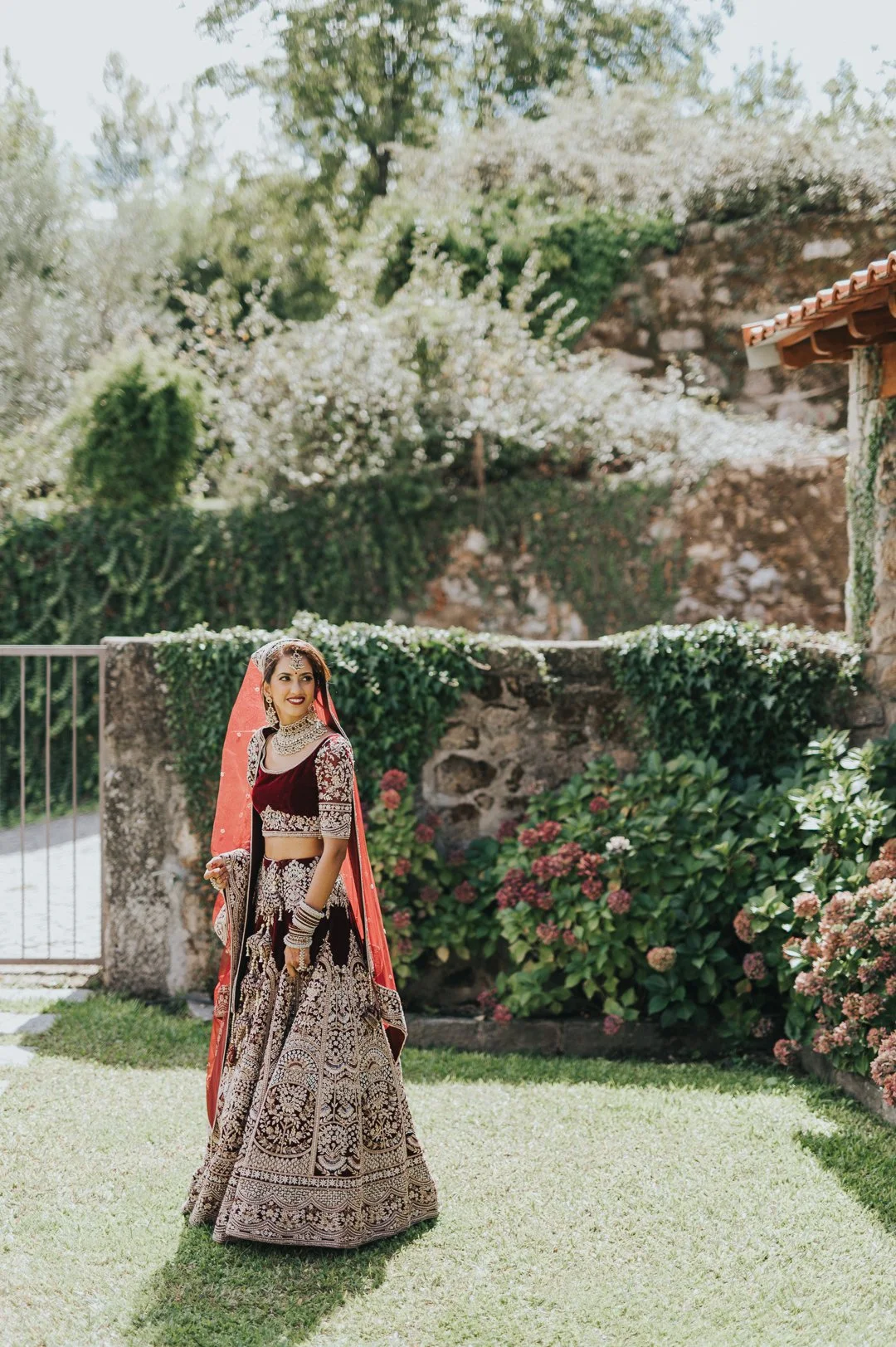 Destination wedding in Portugal at Solar da Levada Indian 