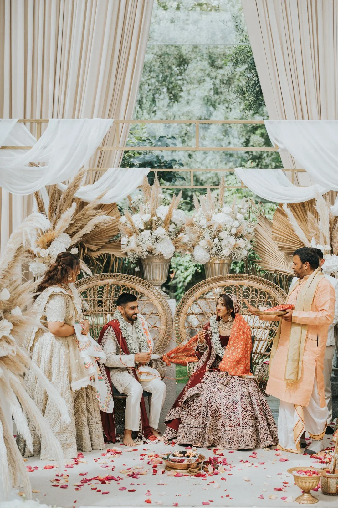 Destination wedding in Portugal at Solar da Levada Indian 