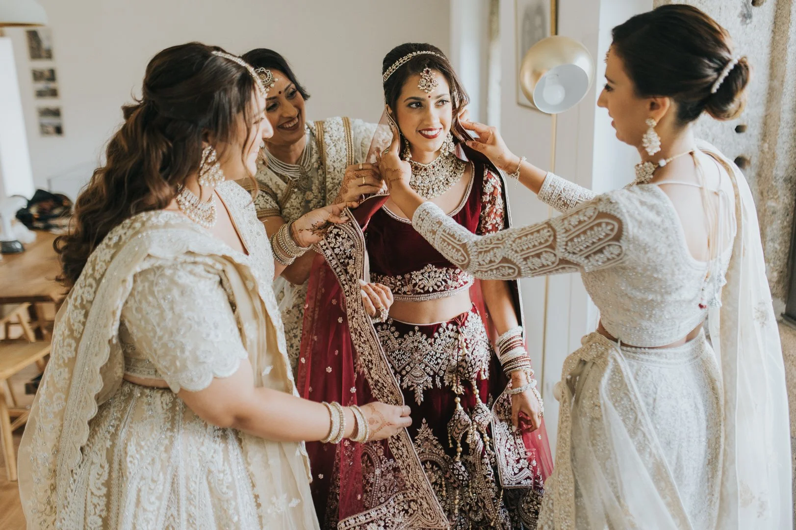 Destination wedding in Portugal at Solar da Levada Indian 