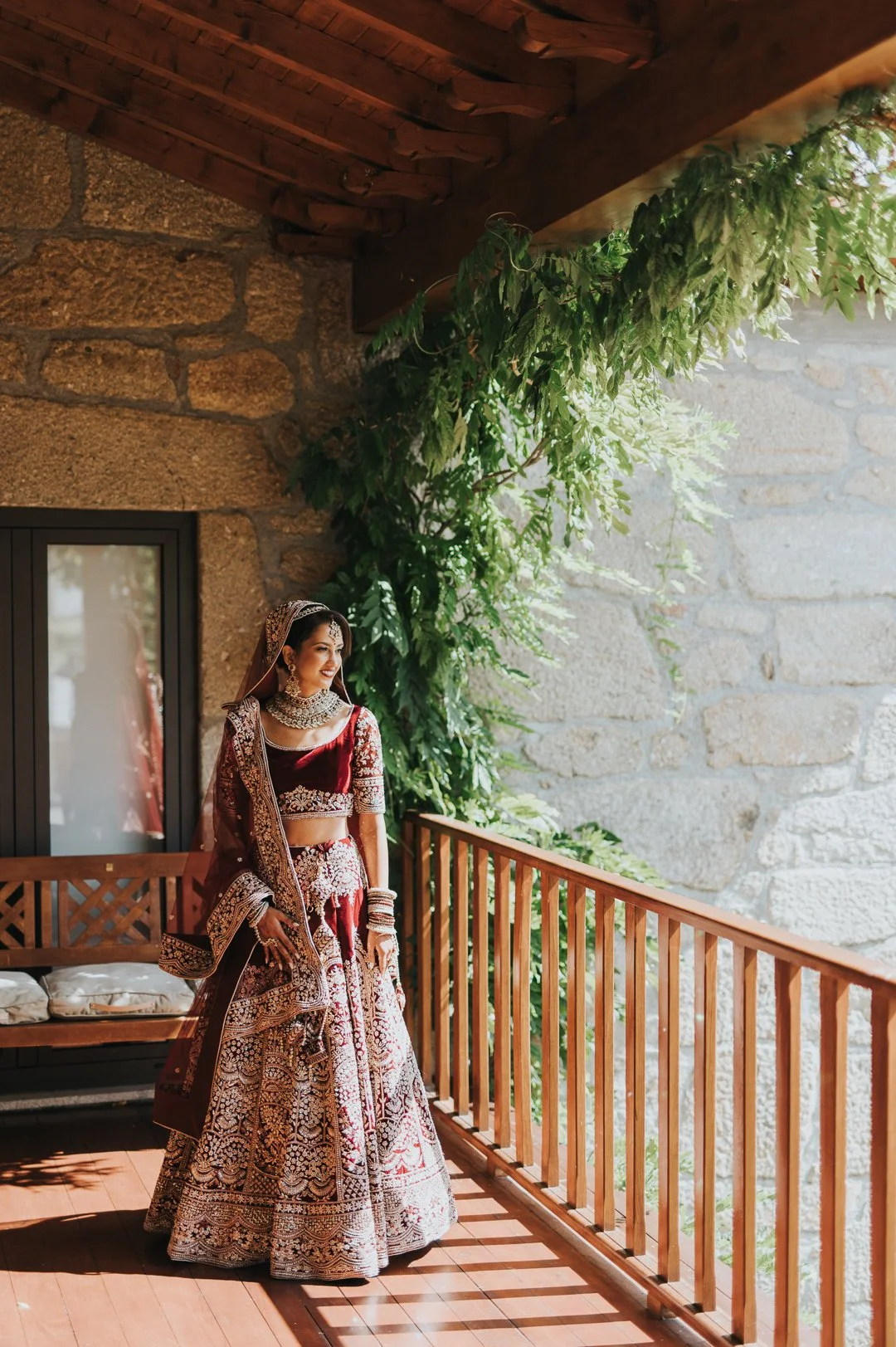 Destination wedding in Portugal at Solar da Levada Indian 