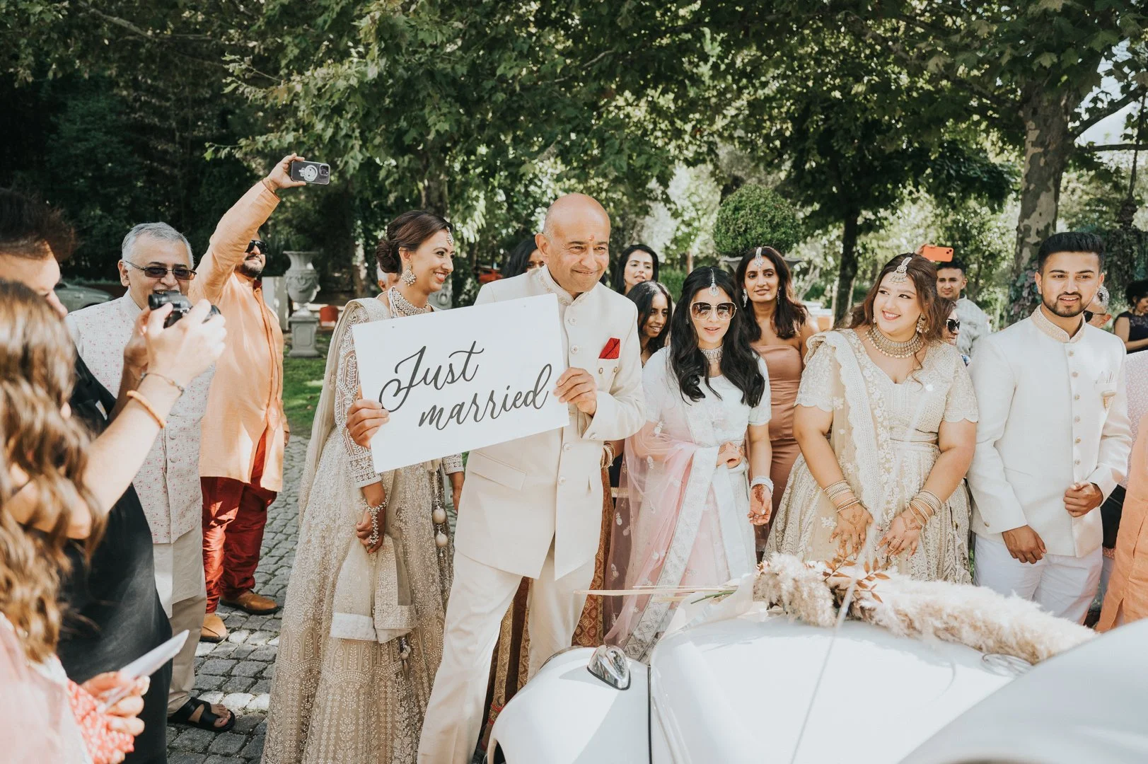 Destination wedding in Portugal at Solar da Levada Indian 