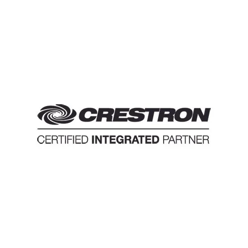 Crestron logo with the text 'Certified Integrated Partner'