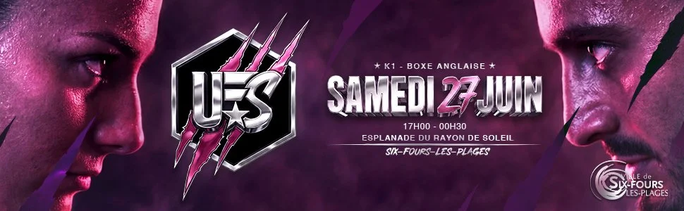 Banniere Urban Fight Show 2026 - gala de boxe en plein air dans le var