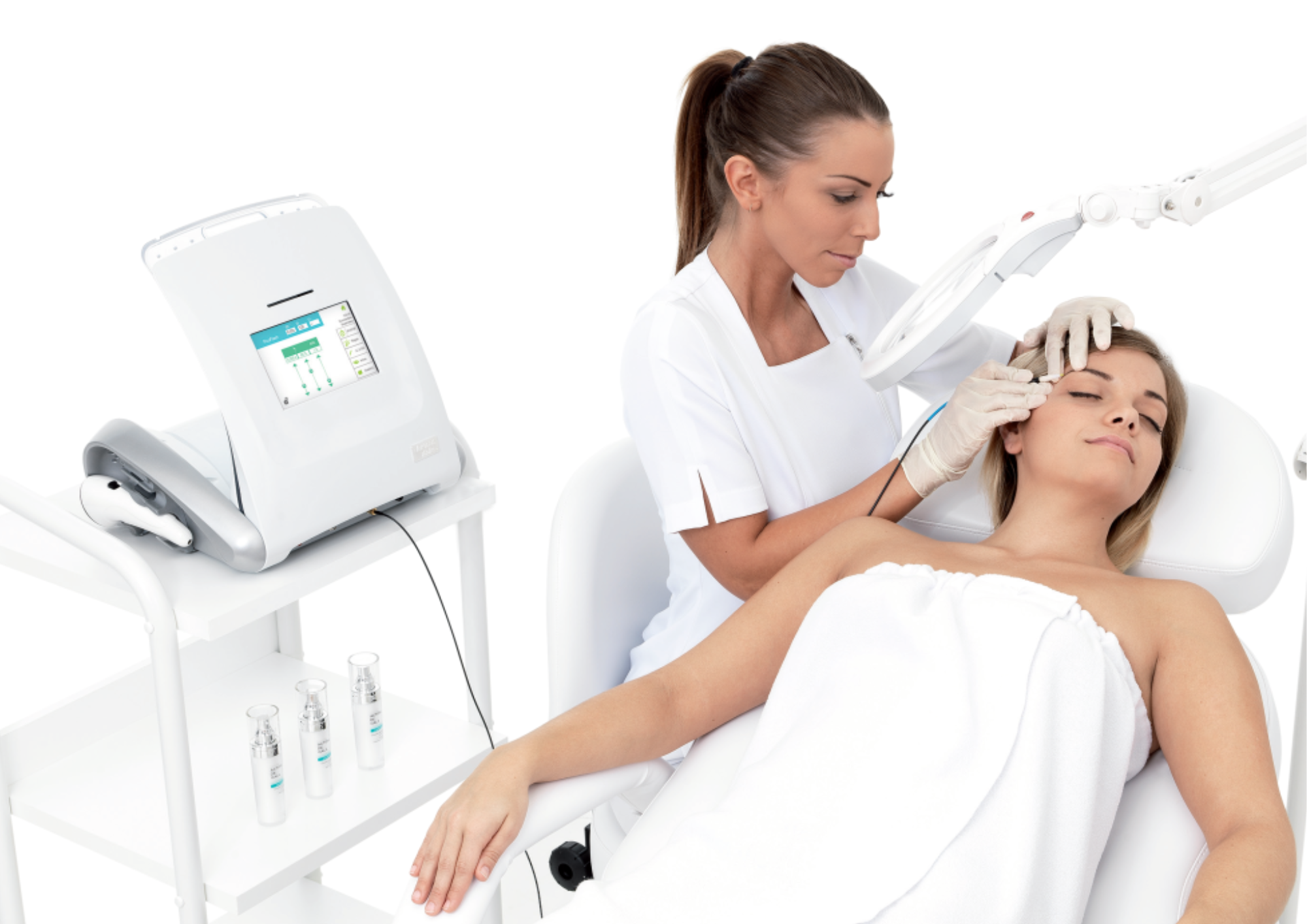 Epilation électrique 100% définitive Apilus chez B-Beautiful maison de beauté à Genève