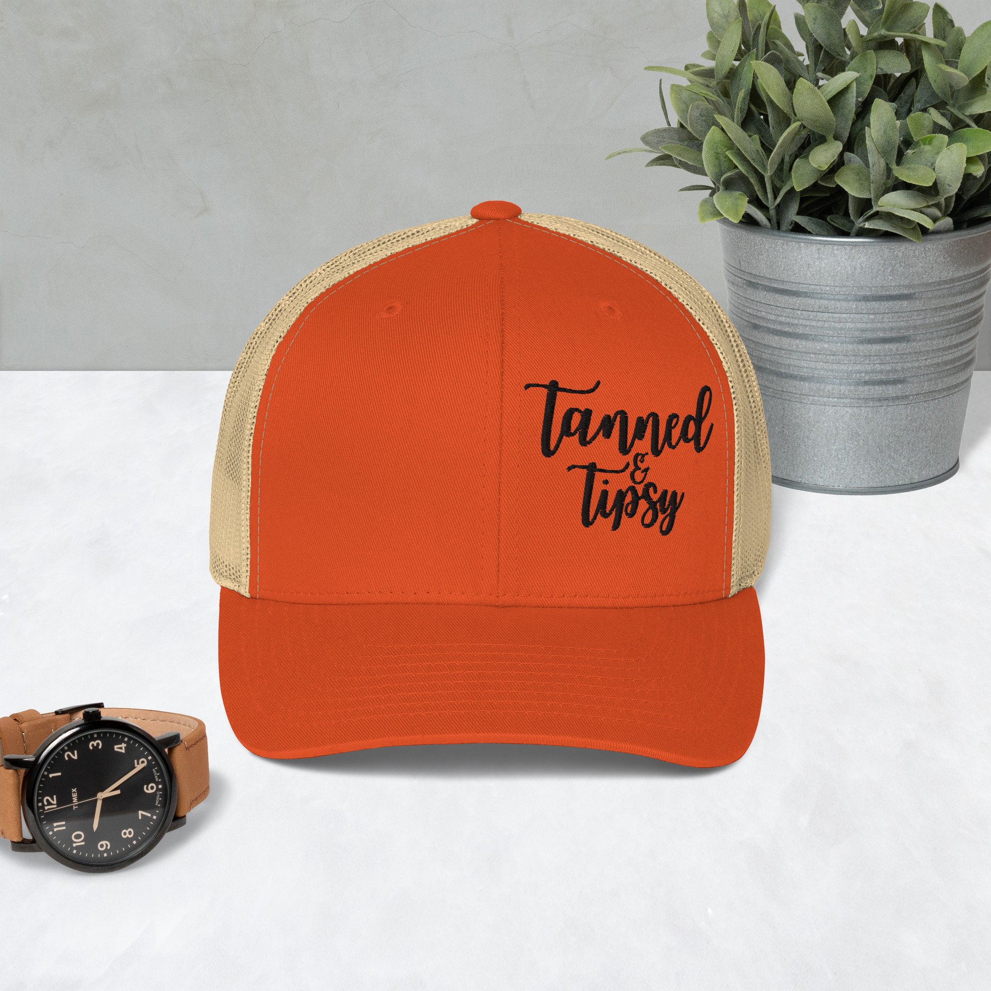 retro-trucker-hat-rustic-orange-khaki-front-6696ea279f48e.jpg