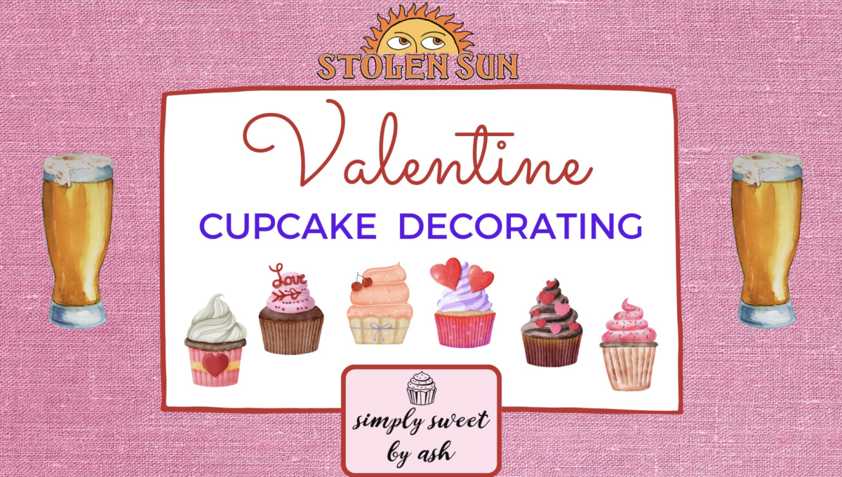 Craft Beer &amp; Valentine Cupcake Decorating at Stolen Sun: