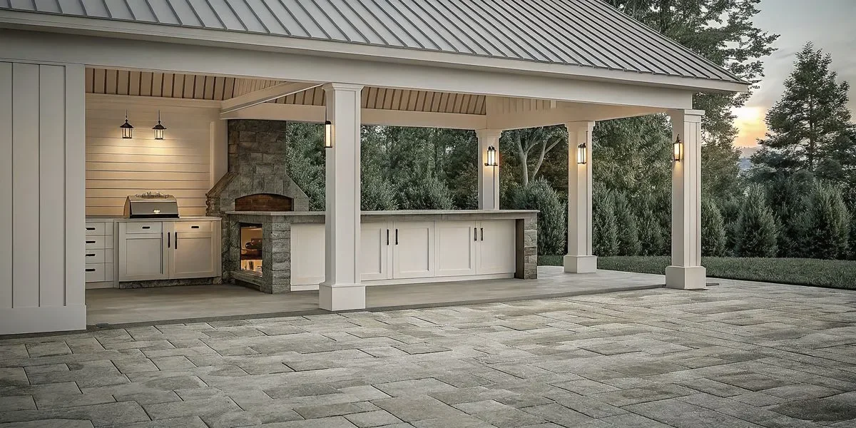 Backyard Pavilion Ideas for a Luxury Outdoor Living Space: 