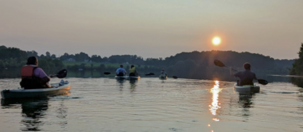 Sunset Kayak Tour at Hibernia Park:
