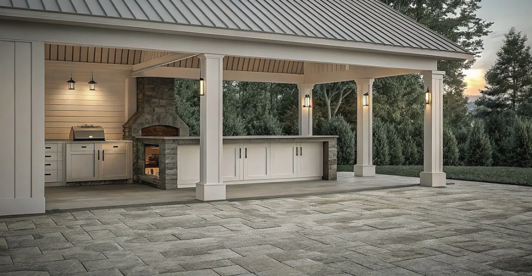 Backyard Pavilion Ideas for a Luxury Outdoor Living Space: 