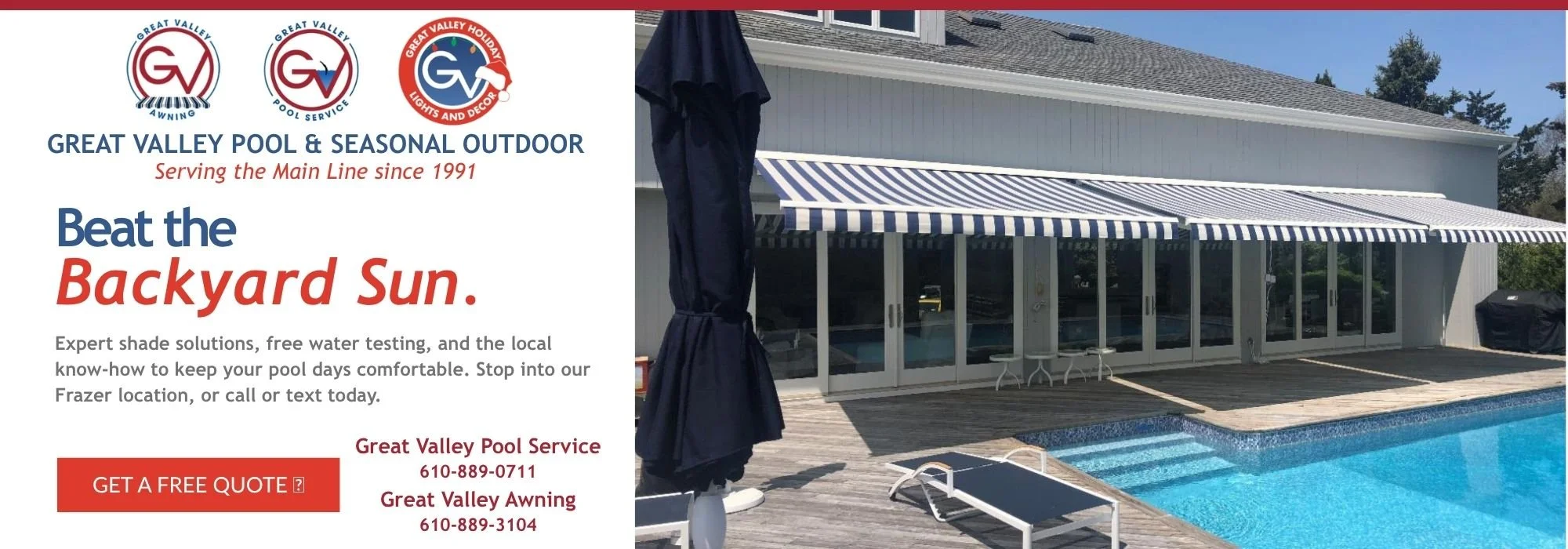 Beating the Backyard Sun: How Your Local Pool and Shade Experts Keep Main Line Families Cool and Safe All Summer&nbsp;: 