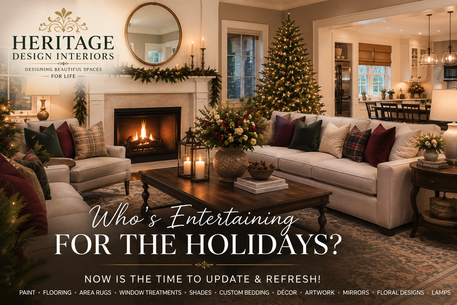 Who’s Entertaining for the Holidays? Now Is the Time to Refresh Your Home! 
