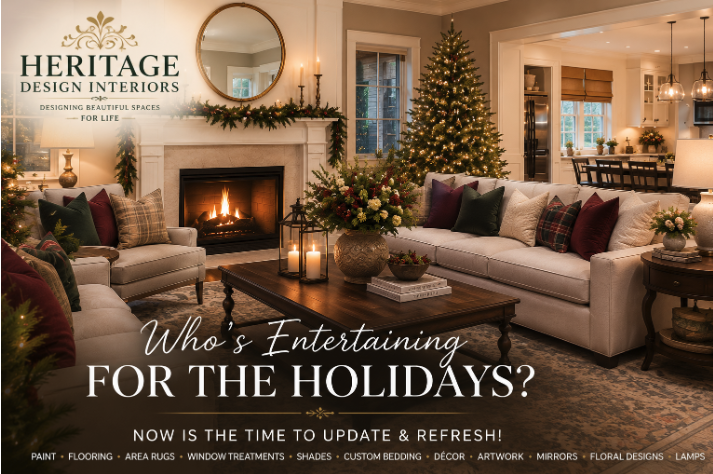 Who’s Entertaining for the Holidays? Now Is the Time to Refresh Your Home! 