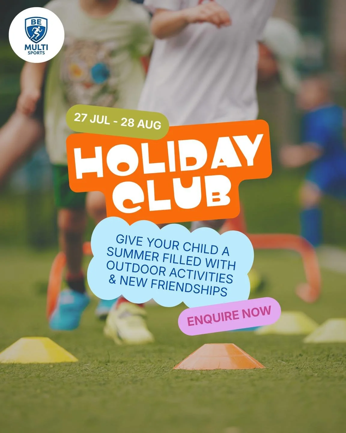 Looking for childcare this summer? ⚽️👦🏽🏀

Be Multi-Sports (based here at Worle Centre) have introduced fantastic package deals designed to save you money, and offer flexibility.

☀️ 5-Day Fun Pass &ndash; &pound;90
☀️ 10-Day Fun Pass - &pound;175
