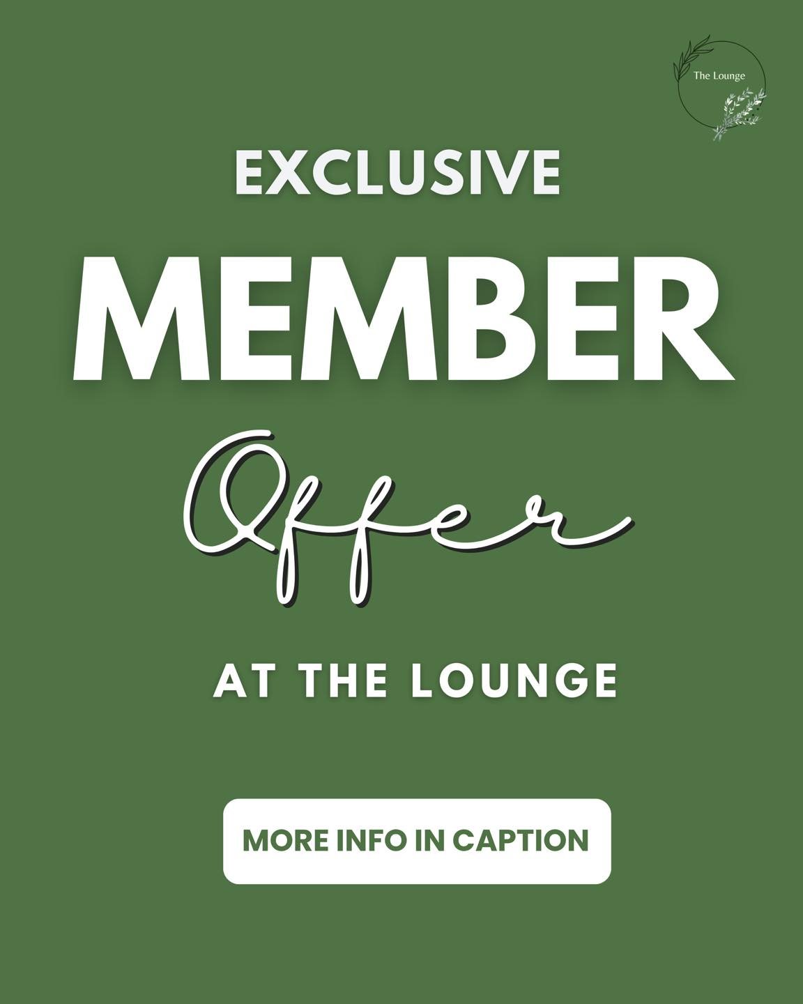 ✨ EXCLUSIVE MEMBER OFFER ✨

Members, it&rsquo;s time to make the most of your The Lounge - Worle Centre  perks! 💚

🥤 15% OFF protein bars &amp; protein shakes
🥣 HALF PRICE protein porridge

Perfect for fuelling your day without breaking the bank ?