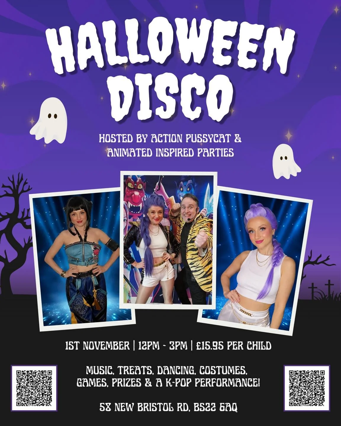 LOOKING FOR A SPOOKTACULAR HALF-TERM TREAT FOR THE KIDS? 👻

Parents, we&rsquo;ve got the perfect afternoon of fun for your little ones! 🎉 

Bring the kids along to our Halloween Disco for Reception to Year 6 for an afternoon full of music, dancing 