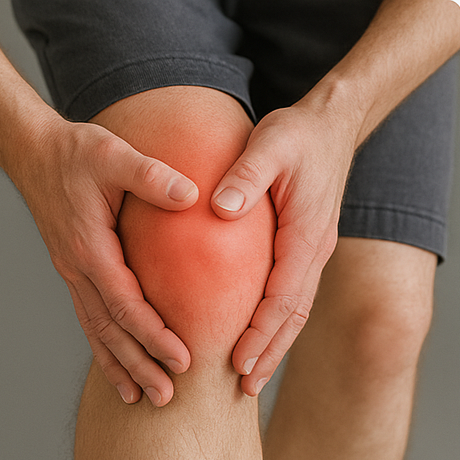 Knee Suffering Inflammation