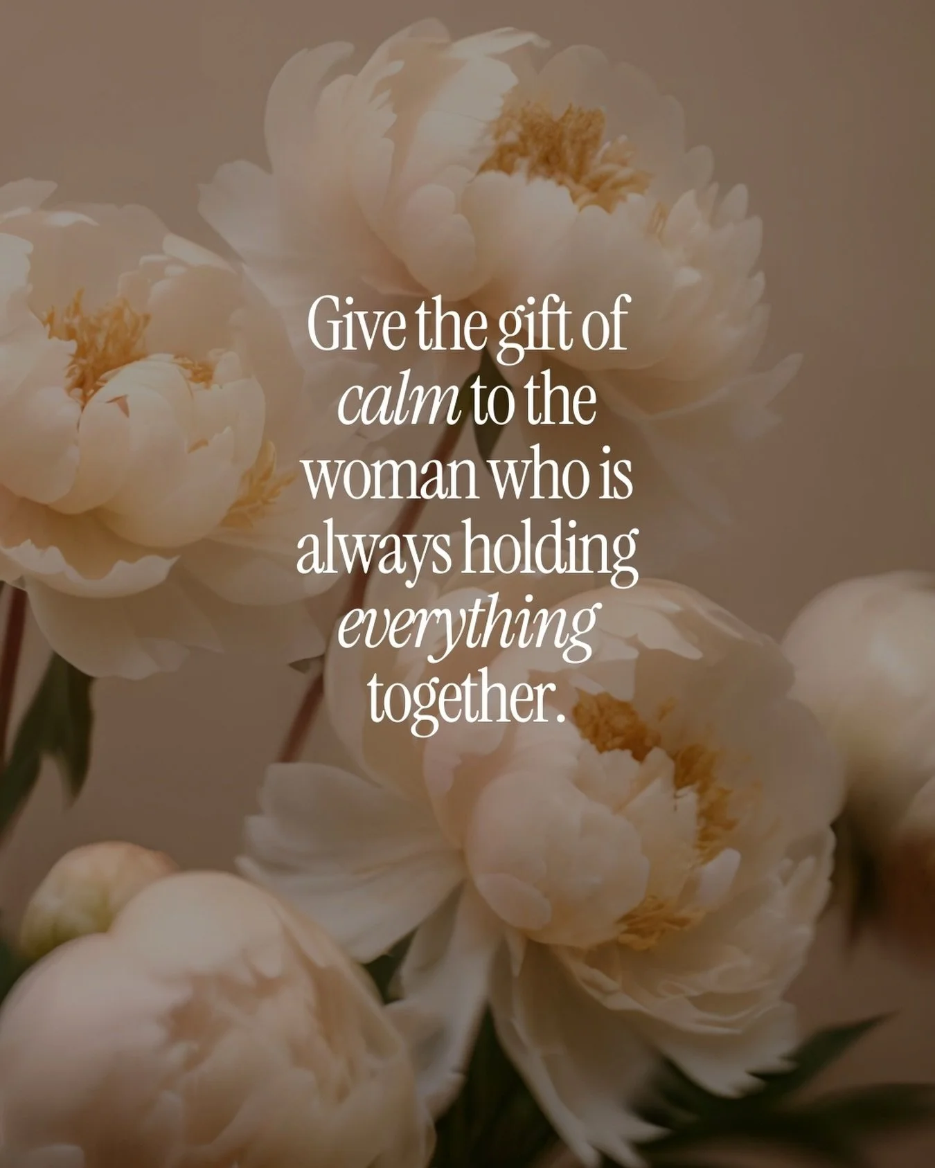 Give the gift of calm this Mother&rsquo;s Day 🌿

For the woman who holds everything together, a moment to pause, breathe, and be looked after 🤎

Treat her (or yourself!) to a space to release tension, restore energy, and simply feel held.

Gift Vou