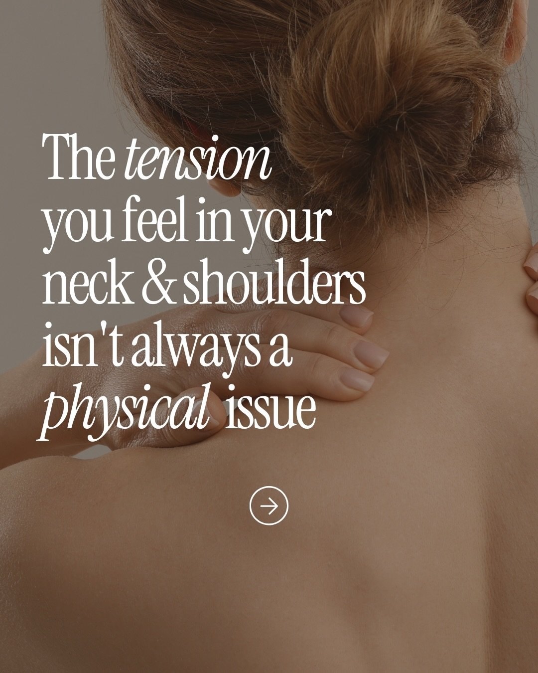 A lot of the tightness and tension you feel in your shoulders and neck isn&rsquo;t always what you think it is 😓

Often it&rsquo;s energetic stress, building up and manifesting as physical pain and tension.

When you&rsquo;re constantly holding thin
