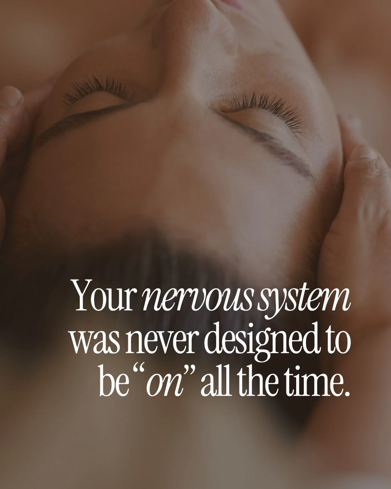 Your nervous system was never meant to stay switched on all the time.

Feeling wired, tired and overwhelmed are signals from your body 🤎

What could slowing down look like for you today?

If your body is asking for more support, I offer Reiki and ma