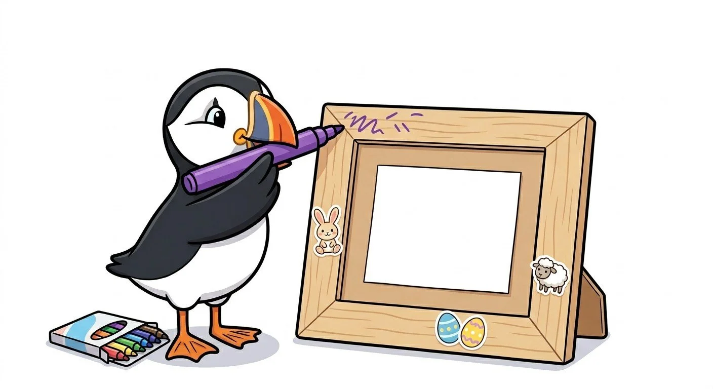 FREE Crafts - Easter Photoframe Keepsake
