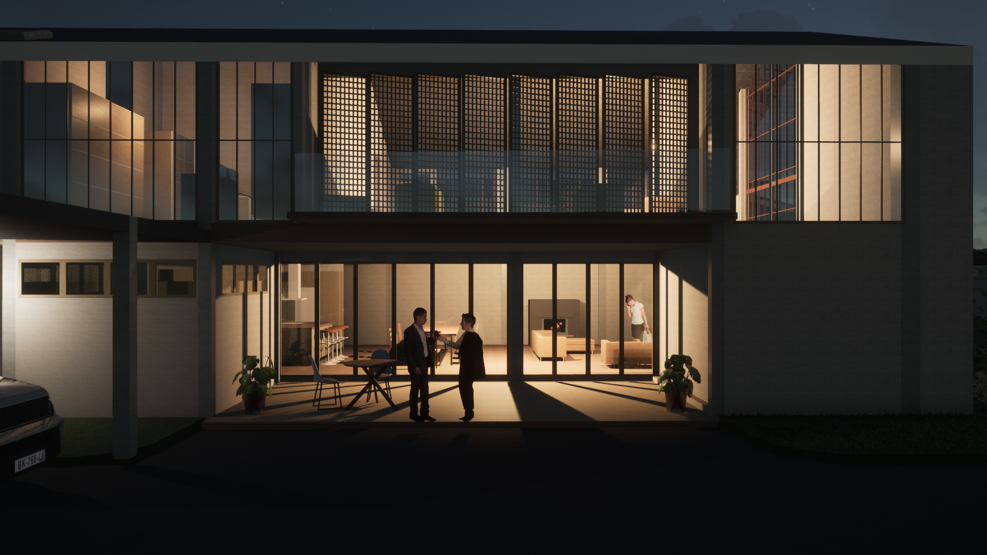 House in Texas, elevation