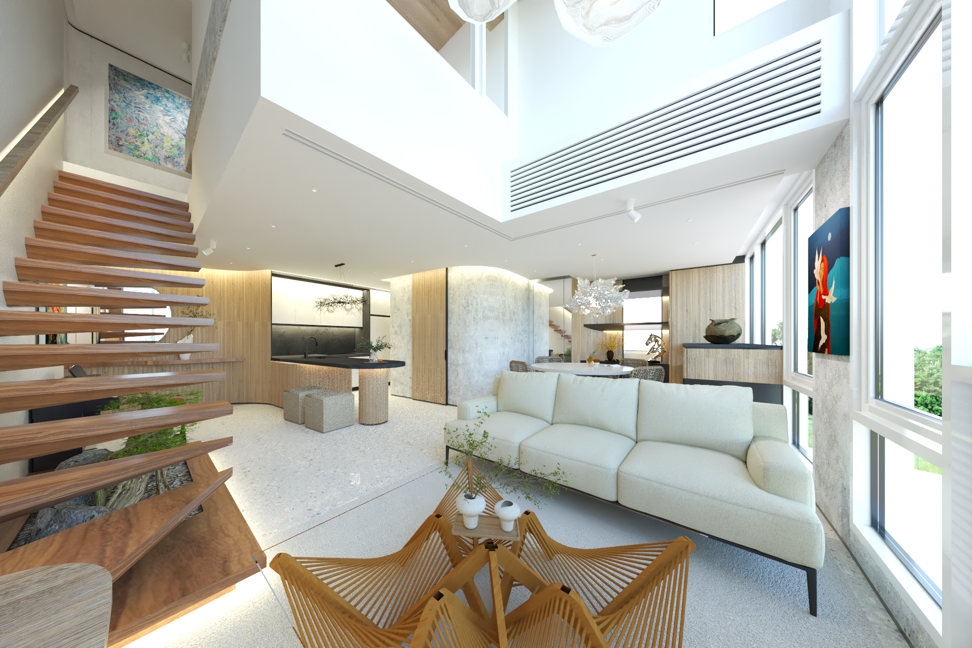 Apartment, living room