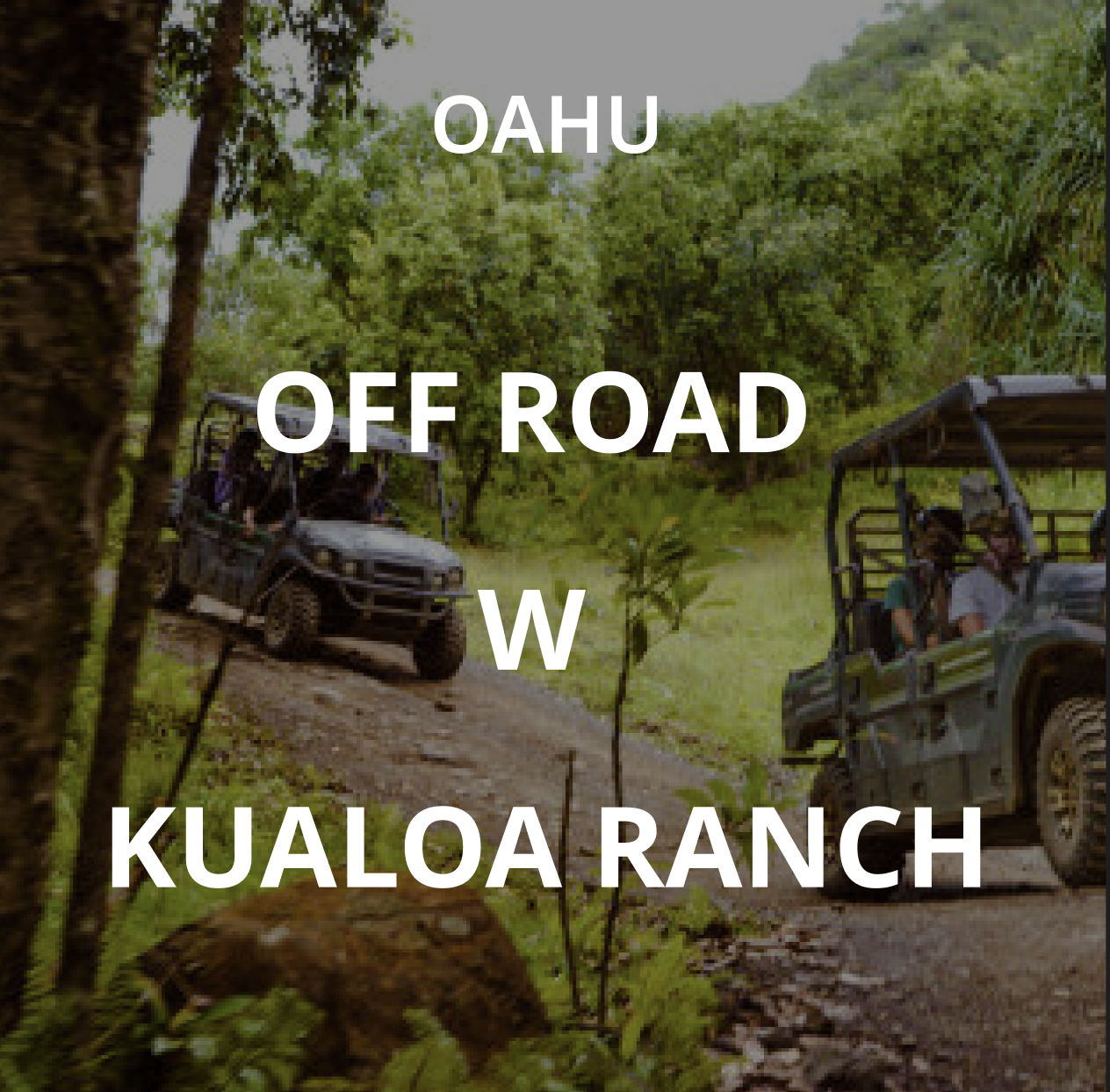 Off-roadowa wycieczka w Kualoa Ranch