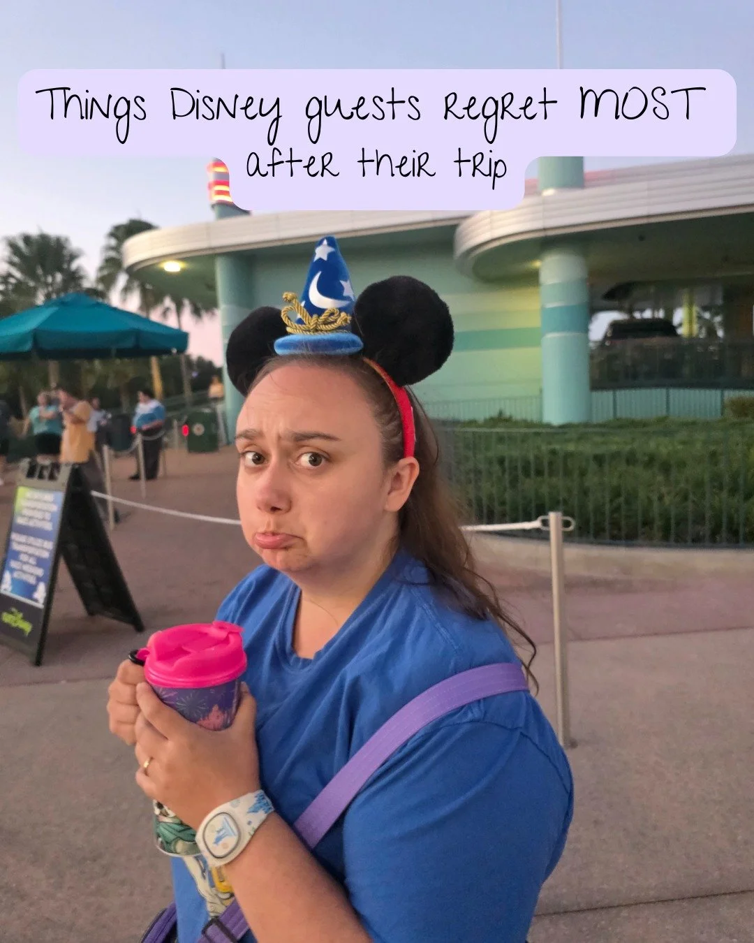 Disney regrets are a very real condition!

One minute you're saying:
- "We don't need another snack."
- "We'll take photos later."
- "Let's skip the waterpark."

The next minute you're sat on the flight home wondering wh