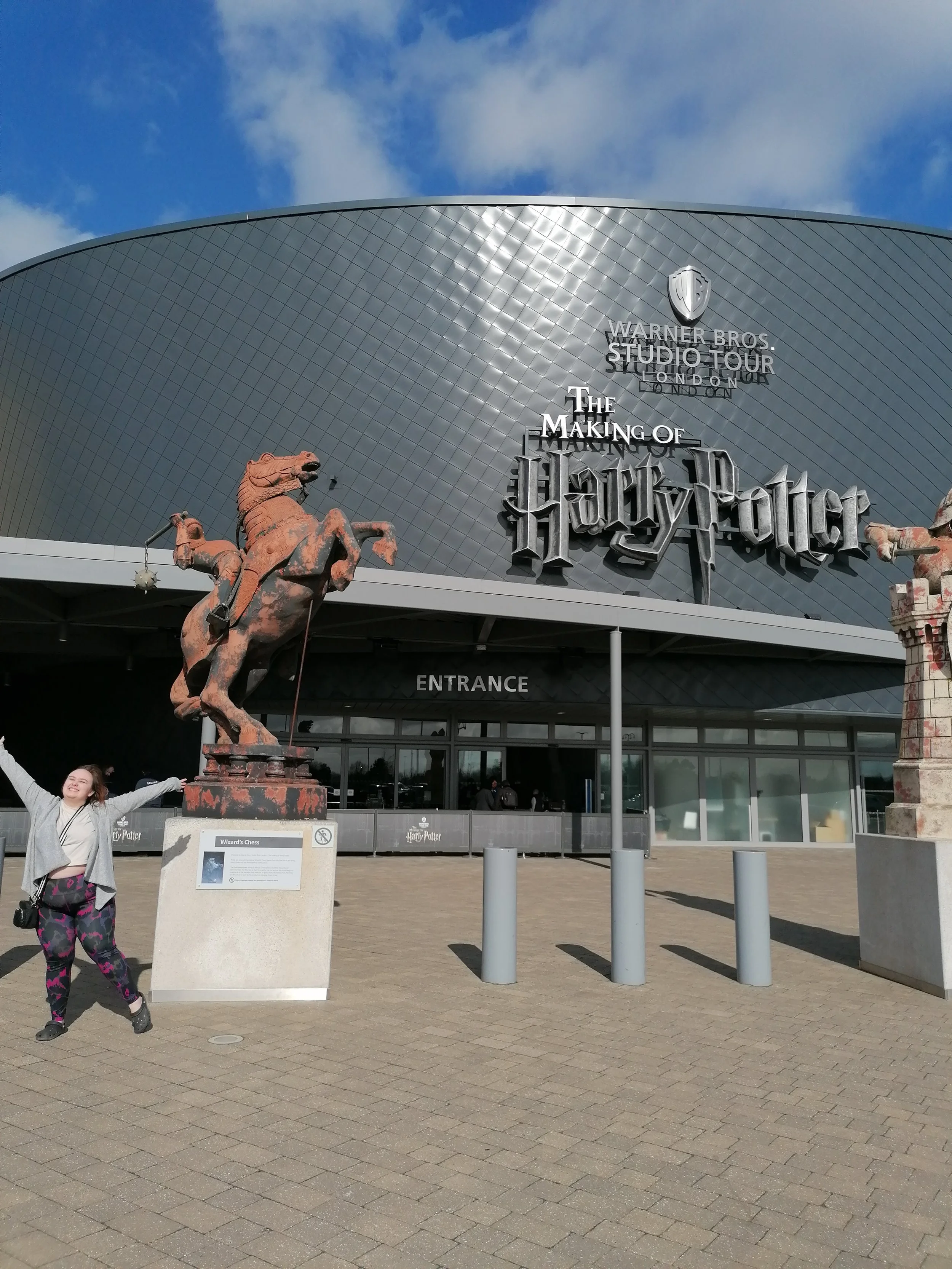 Outside the Harry Potter Warner Bros Studio Tour London