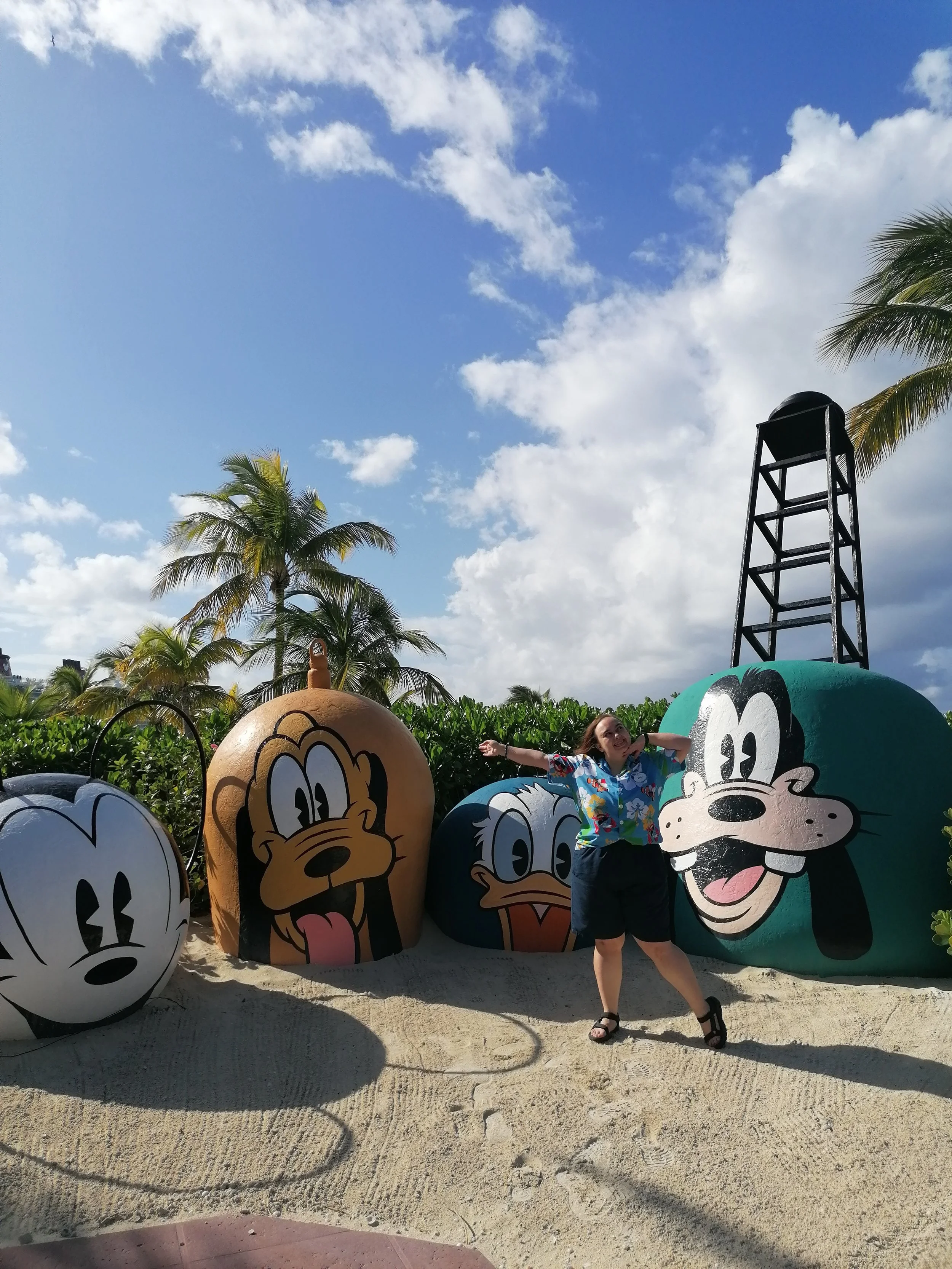 Emily Stangroom enjoying Castaway Cay