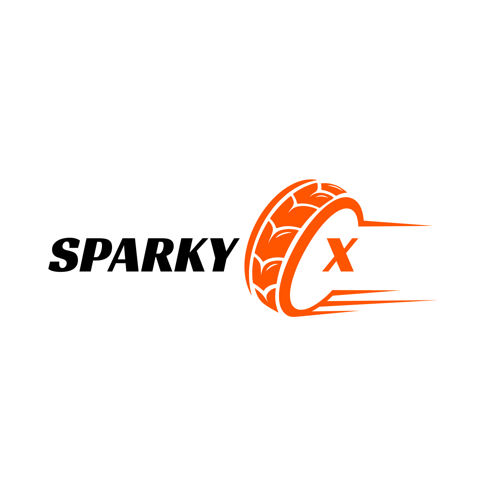 Sparky X Mobile Tire Shop Logo