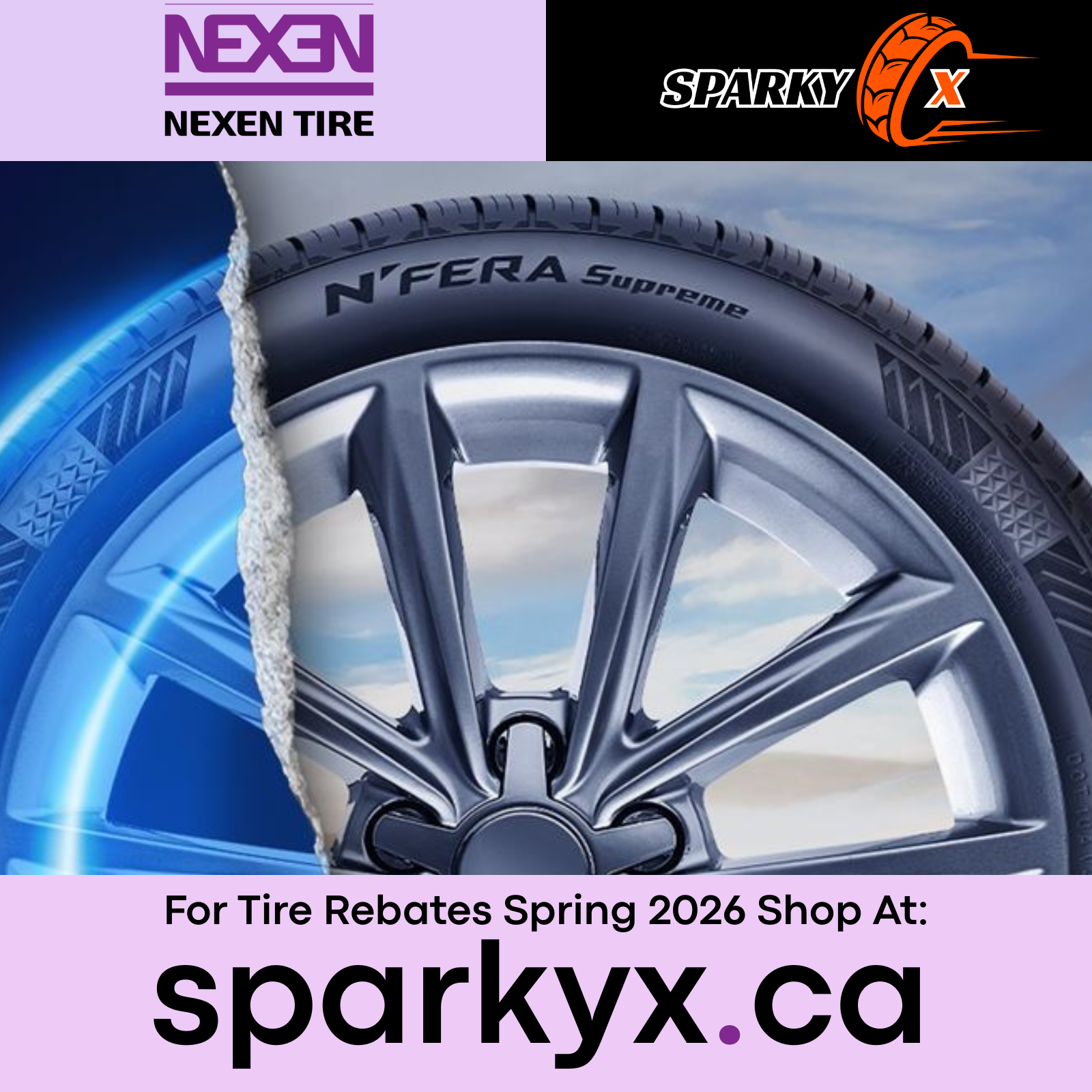 Get $80 Back on Nexen Tires - Spring 2026 Tire Rebates
