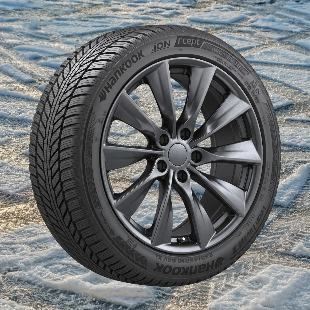 Tesla Model 3 18" Winter Package - Replika R241B Space Grey Rims + Hankook iON i*cept EV Tires