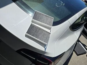 Tesla Cabin Filter Change Whitby, Ontario Sparky X