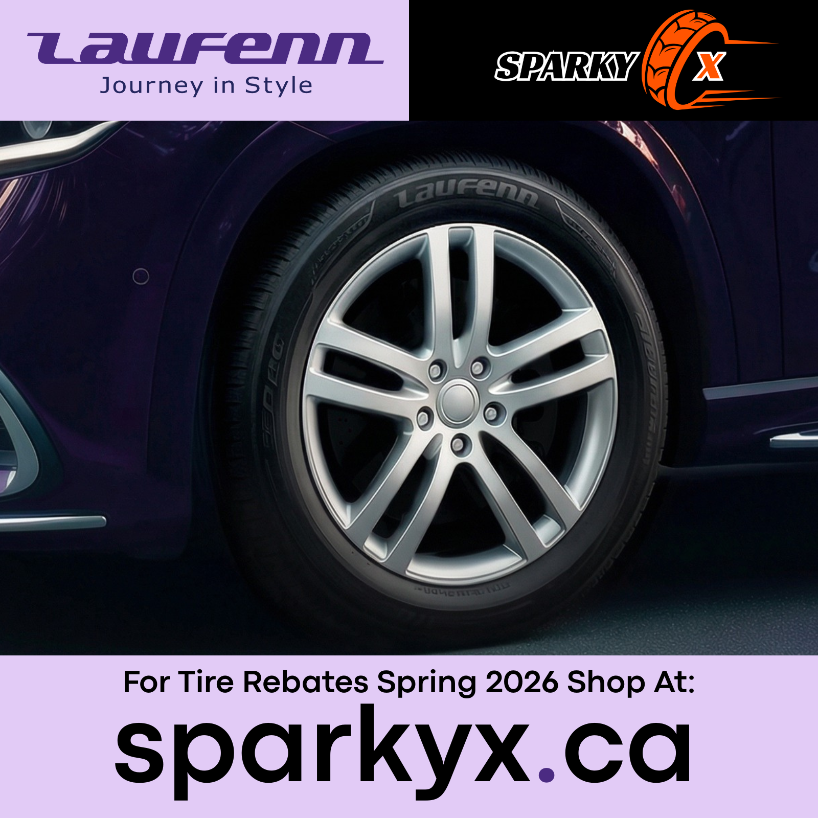 Get $40 Back on Laufenn - Spring 2026 Tire Rebates