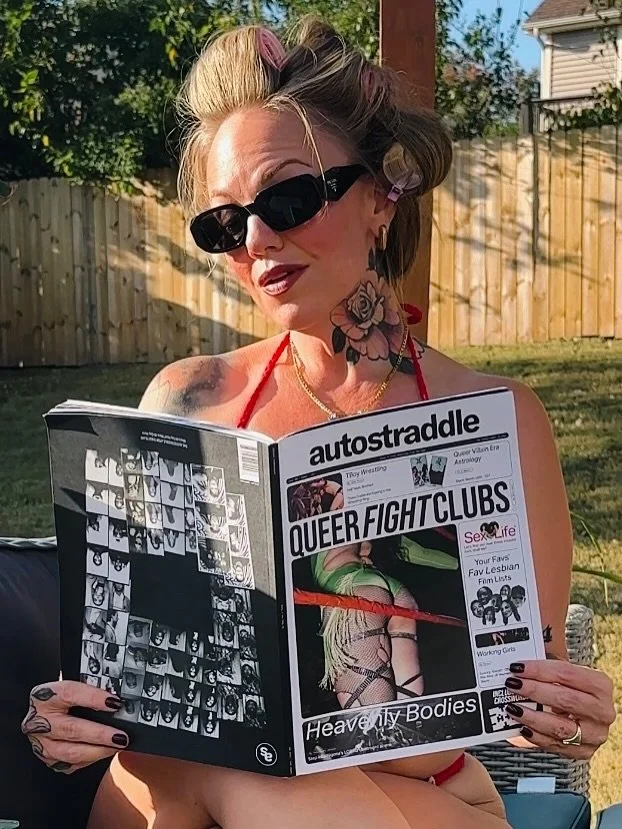 If you&rsquo;re on a @chappellroan sapphic hangover ride, I&rsquo;d love to recommend some queer media to support! @autostraddle has a subscription and print edition. I also subscribe to the @lesbianconnectionmagazine. @holler.at.theroundup is queer 