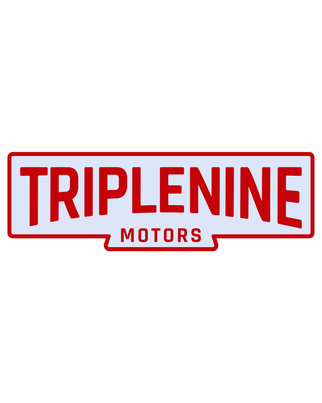 Logo for Triplenne Motors with red text on a white background.