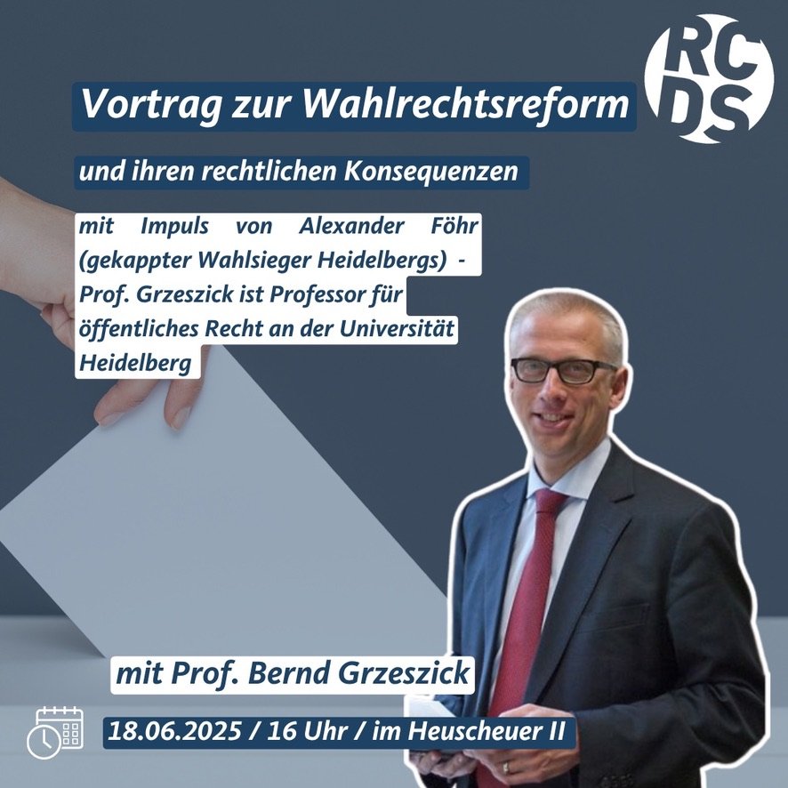 Vortrag zum neuen Wahlrecht