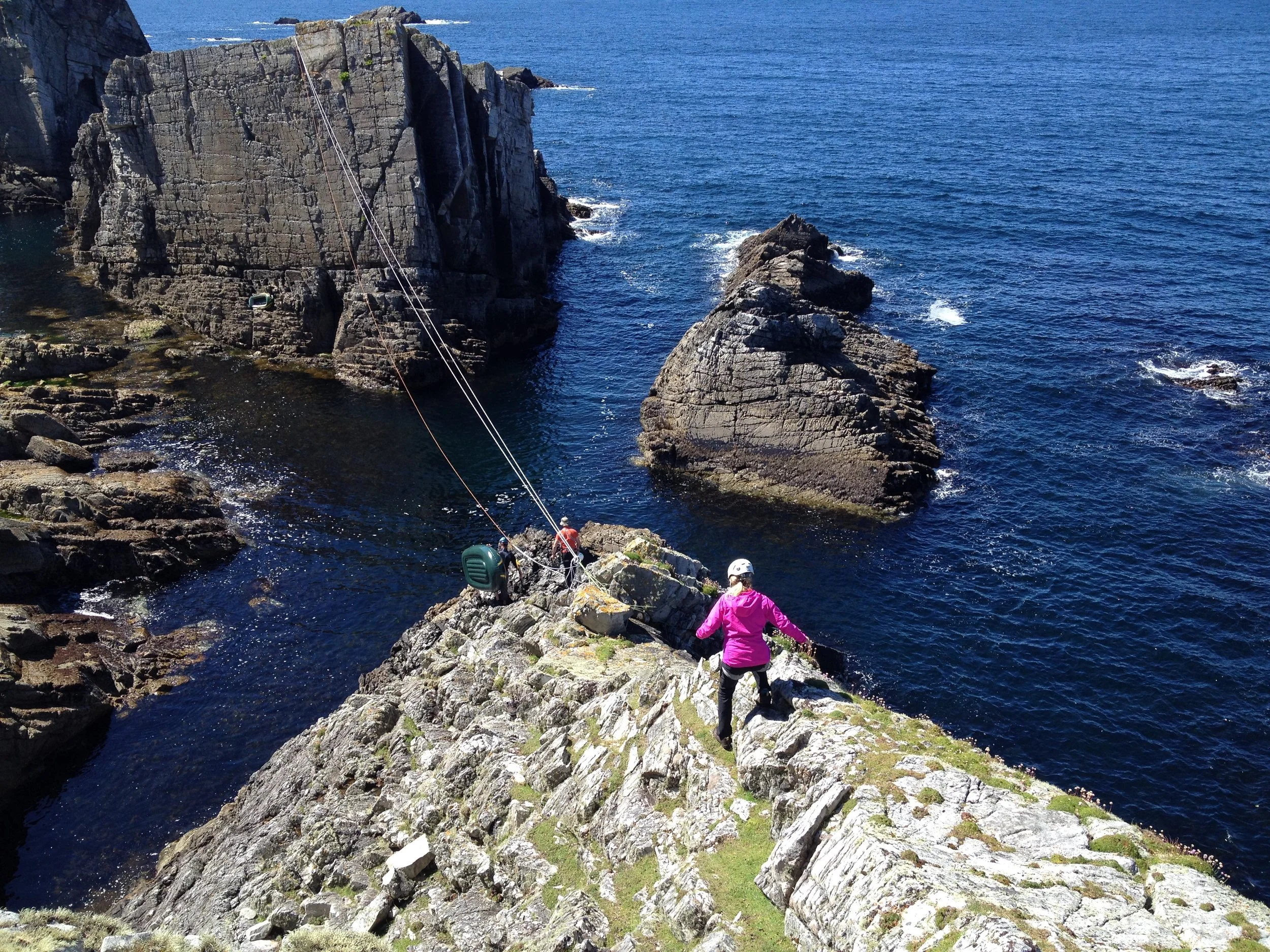 Sea Stack Climbing In Ireland