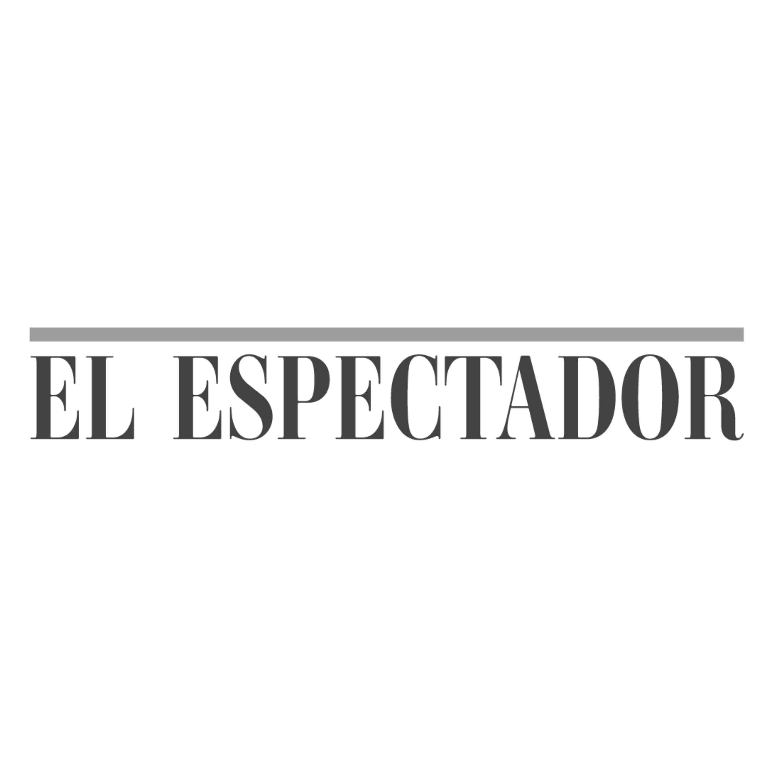 The logo for 'El Espectador' newspaper, featuring black text on a white background.