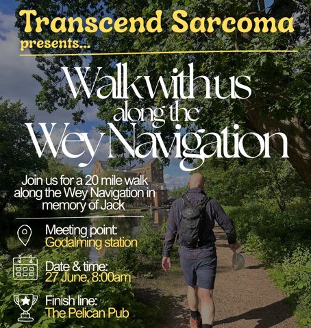 Walk the Wey Navigation with Transcend Sarcoma