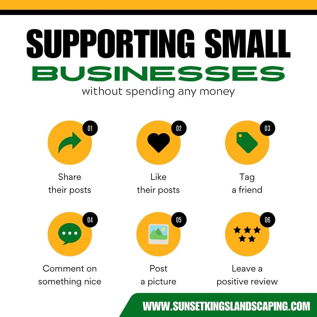 Happy Small Business Saturday! 🌿✨ We&rsquo;re so grateful for the amazing community that has supported us along the way. Whether it&rsquo;s a new lawn, garden design, or seasonal cleanup, every project is a chance to bring a little more beauty to yo