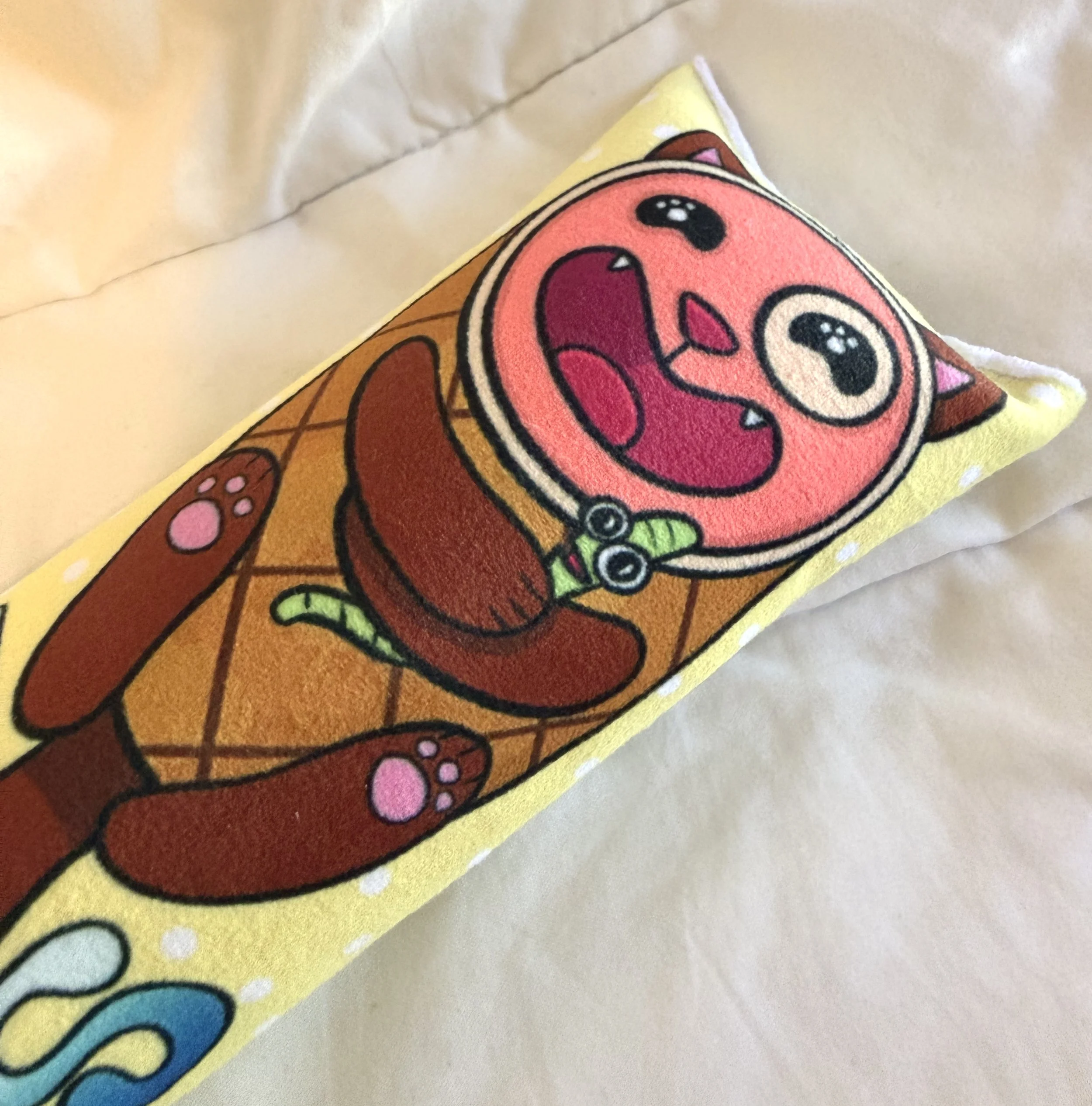 Handmade HamCat (Cat Toy) Kicker Pillow with Catnip