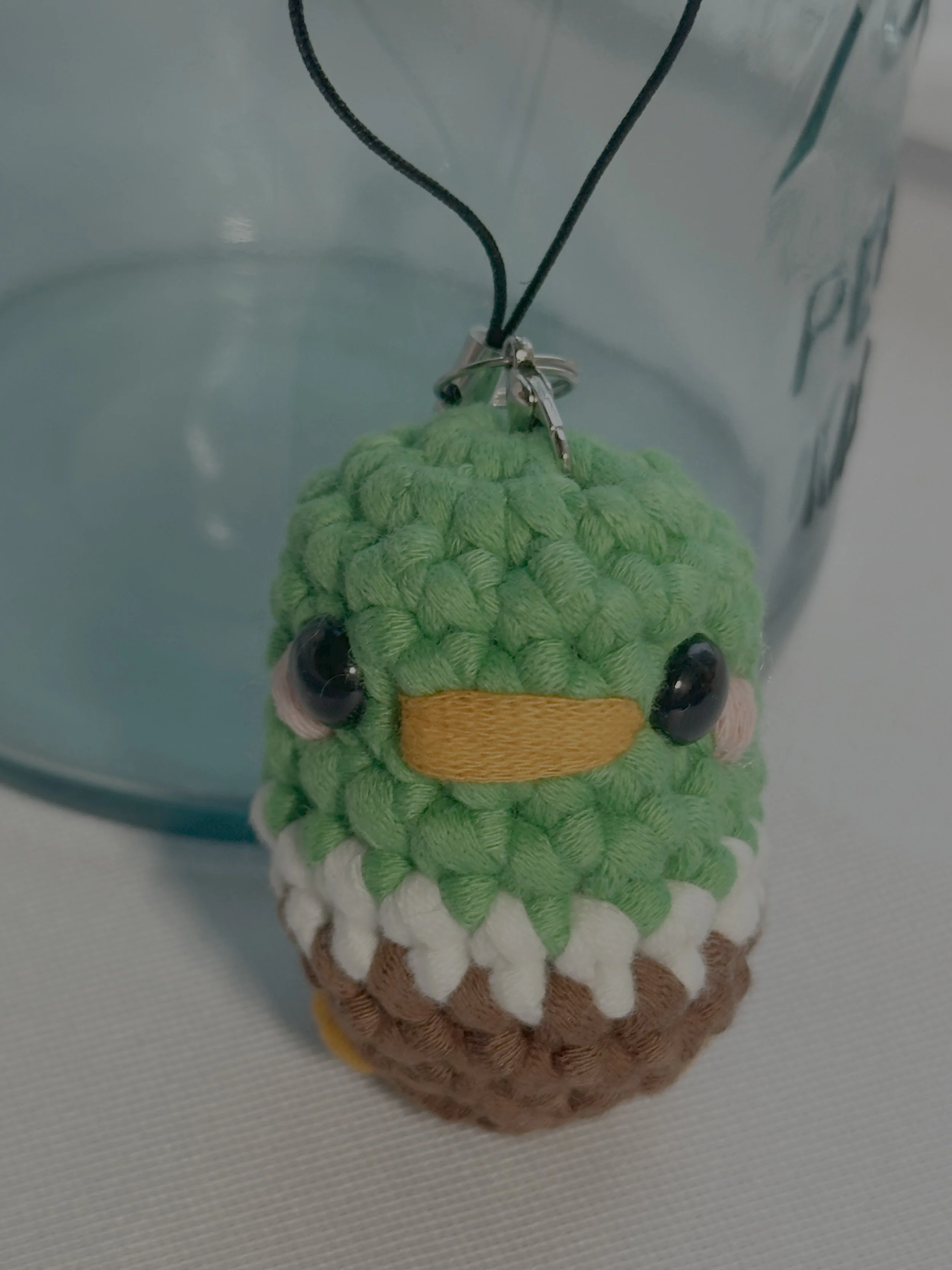 Crochet Mallard Duck Charm 01.jpg