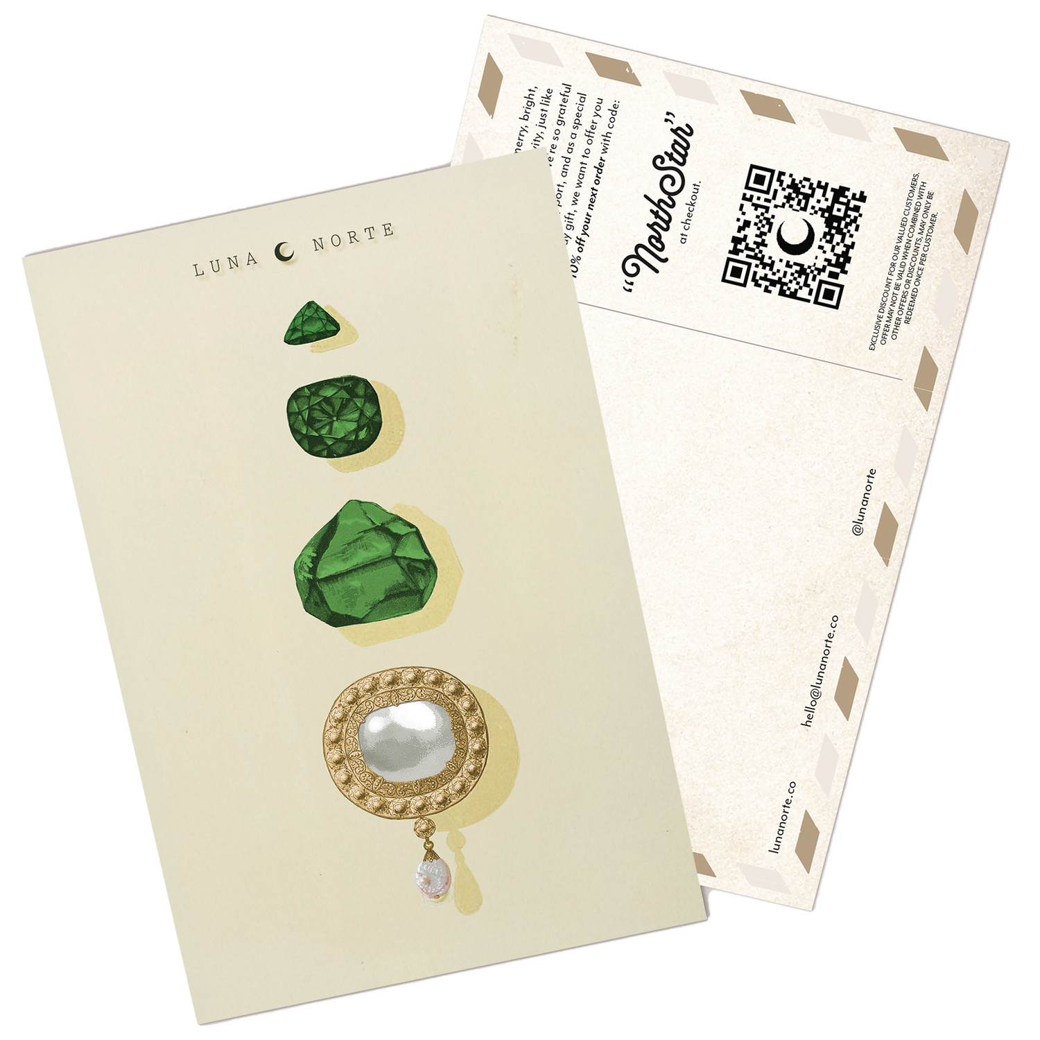 holiday mailing postcard