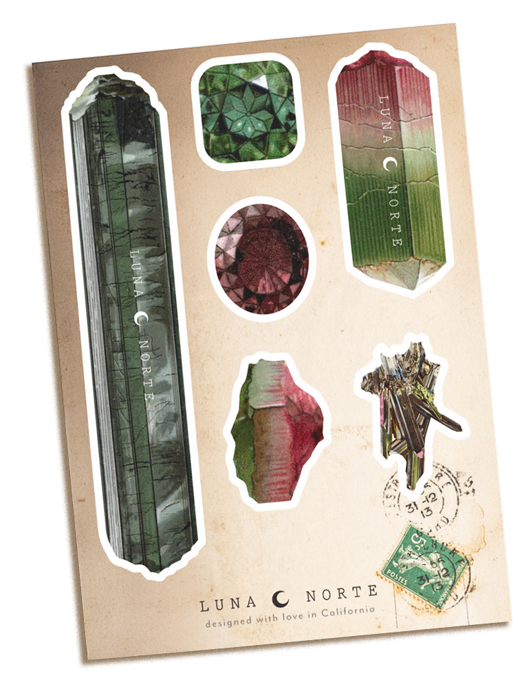 holiday sticker sheet