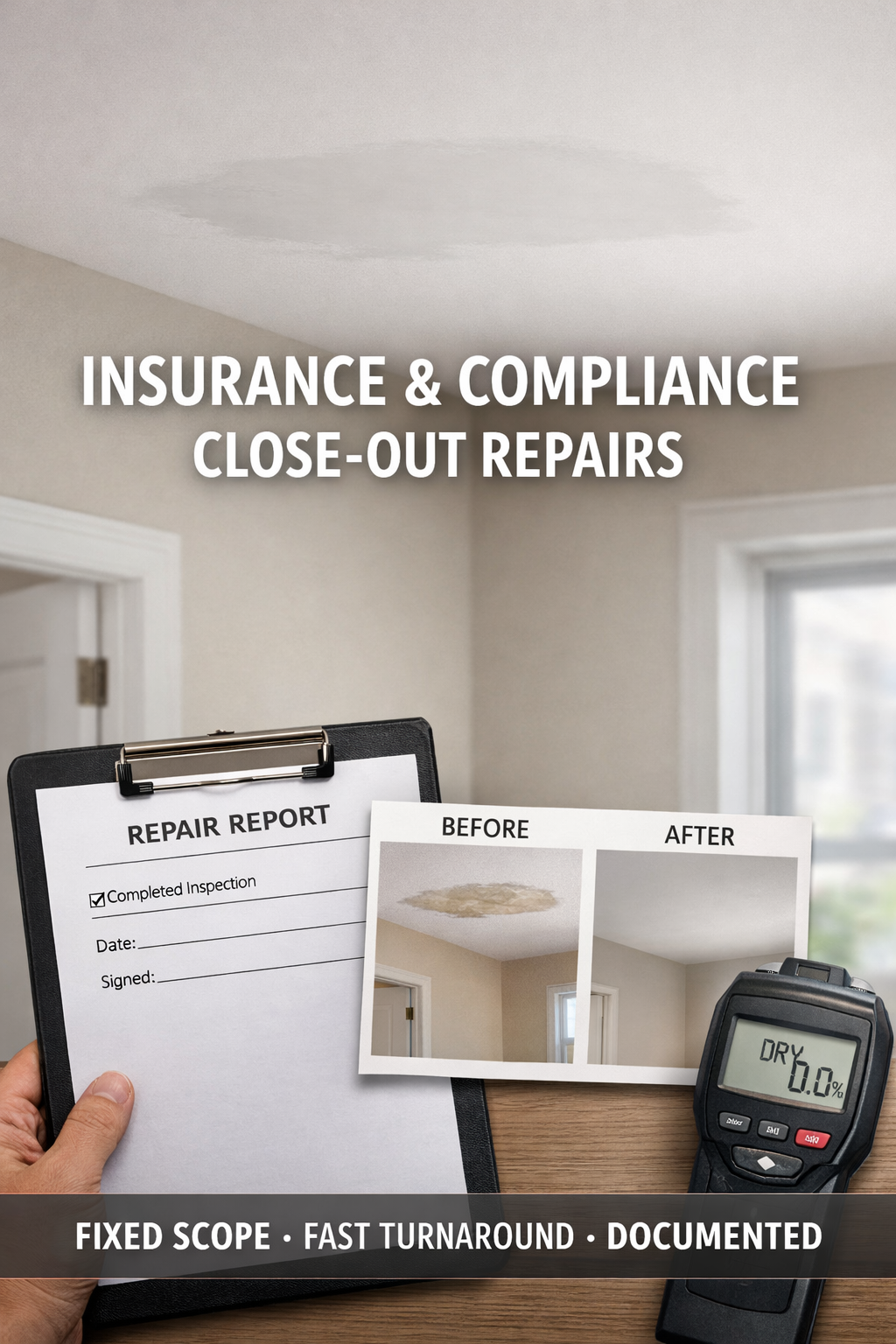 Insurance/Violation Close-out Repair