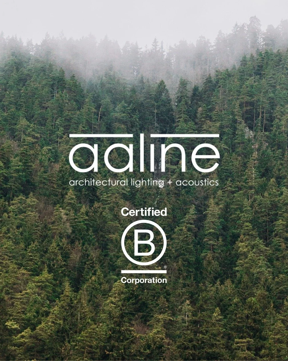 This World Environment Day, we highlight how the Carbon Footprint of our lighting and acoustic products compare to generic imports. 

As the first Certified B Corporation (B Corp) lighting company in Canada, we are dedicated to using our business as 
