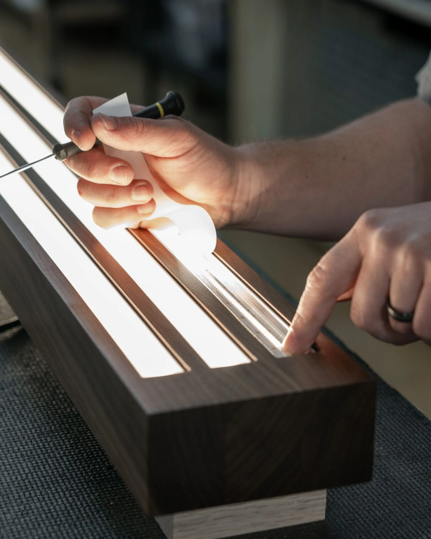 Our products are carefully checked in-house by the same team that makes and packages them. 

We run through a QA checklist specifically customized to our standards as a B Corp Certified company, ensuring our fixtures are held to artisan level standar